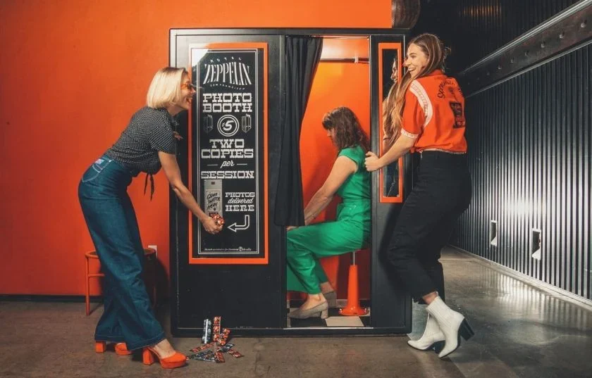 A vintage photo booth can drive visits from Gen Z to Gen Alpha customers.