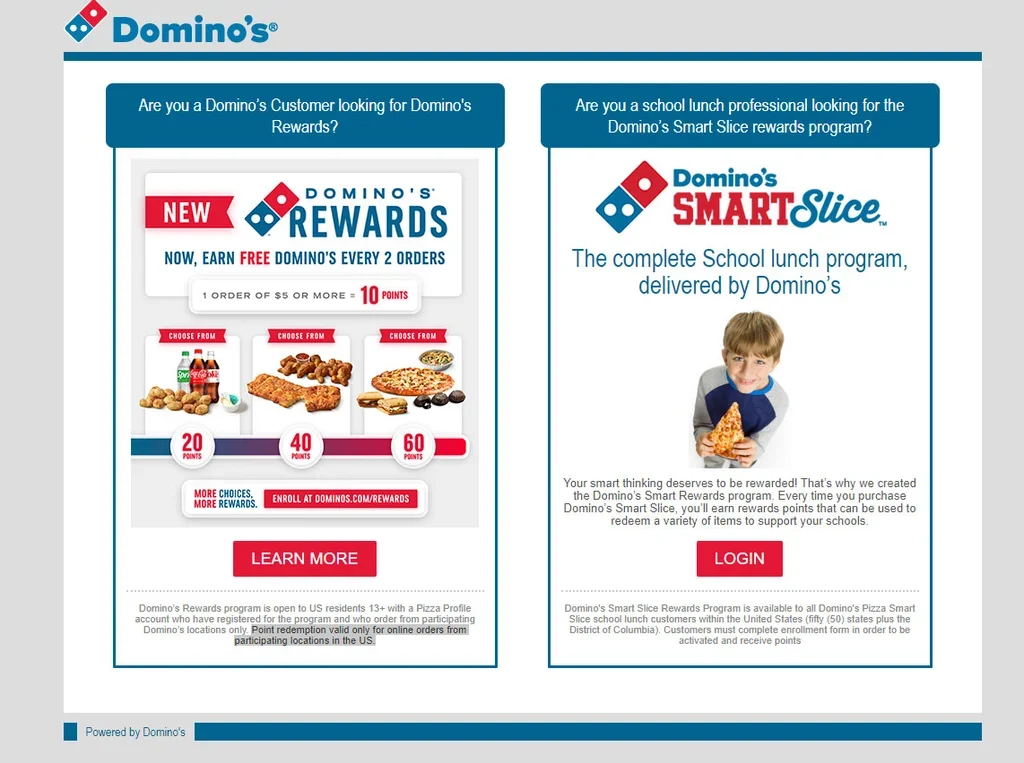 Domino's loyalty program